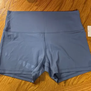 lululemon athletica Women's Athletic Shorts in “washed denim” thumbnail 6
