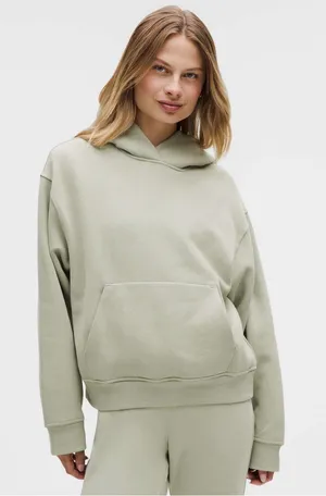 Women's Steady State Oversized Fog Green Athletic Hoodie Sweatshirt Medium NWT thumbnail 1