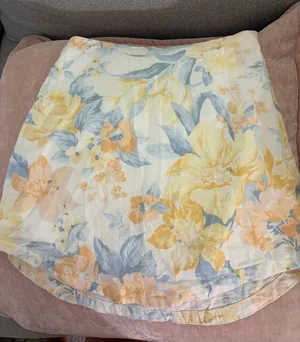 Abercrombie & Fitch Floral Linen Skirt thumbnail 1