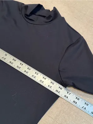 Abercrombie & Fitch Black Long-Sleeve Mock Neck Bodysuit thumbnail 3