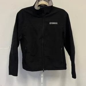 Vintage Yamaha Racing Women's Softshell Fleece Jacket Fleece Medium Black‎ thumbnail 1