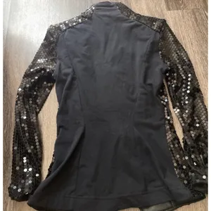 Vintage Firenze Santa Barbara Black Leather Jacket Sz Small MultiColor Moto thumbnail 12