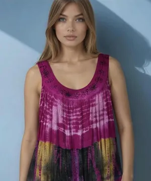 Women's Pink and Multi Vests thumbnail 1