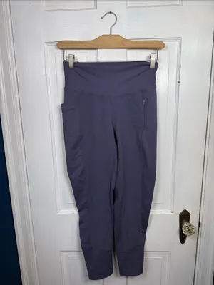 REI Coop Women’s Flash Hybrid Quick-Drying UPF 50+ Tights in Purple W2542 Sz S thumbnail 2
