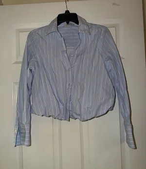 Francesca’s Bubble Button Down thumbnail 1