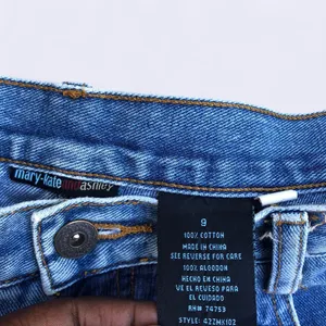 Y2K 2000s Denim Patchwork Boho Indie Mid Rise Wide Flare Bootcut Bell Bottom Jeans #Grunge #Western #Granola #Punk #Skater #Festival #Cottagecore thumbnail 4