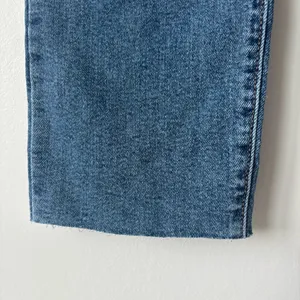 Levi’s Wedgie Straight Jeans Medium Wash Denim High Waist Raw Hem thumbnail 6