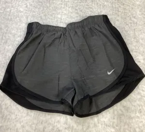 Nike Dri-FIT Womens Running Shorts Gray Black‎ DB4487-083 Size XS NEW thumbnail 1