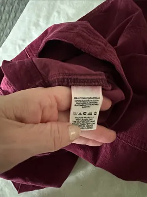 Free People Maroon Corduroy Mini Skirt thumbnail 6