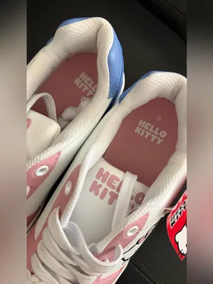 Hello Kitty Women's Pink White Blue Casual Court Sneaker Shoes Size 9 NWT thumbnail 7