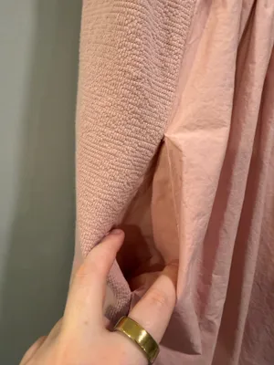 English Factory Mixed Material Flutter Sleeve Dress Pink thumbnail 3