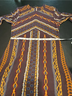 Free People Vintage Inspired Stella Printed Mini Dress size Medium. thumbnail 12