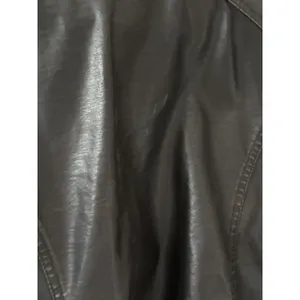 No Boundaries Vintage Y2k‎ Womens Brown Faux Leather Button Front Jacket XL Moto thumbnail 11