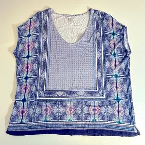Tommy Bahama Sole Vita V-Neck Top Size‎ S thumbnail 4