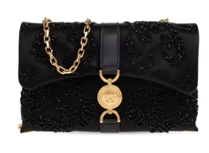 VERSACE Kleio Embroidered Satin Mini Chaij Bag thumbnail 1