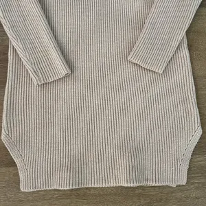 . Beige Tan Sweater Dress Tunic Long Sleeve thumbnail 2
