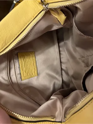 Coach Isabelle Madison Butter Yellow Shoulder Bag thumbnail 8