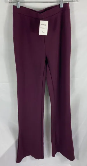 NWT Cotton on Purple Flare Pant in Wine Size XS thumbnail 1