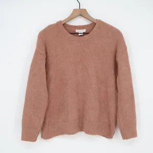 Cupcakes and Cashmere Mauve Popcorn Knit Crewneck Sweater Womens Medium thumbnail 2