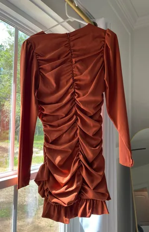 Roly Poly Dress Brown thumbnail 2