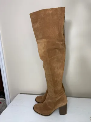 Mark Jenkins OTK Tan Suede Boot 9 thumbnail 4