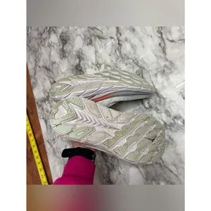 Hoka One One Light Blue grey gray Lace-Up Trainer sneakers shoes running size 8 thumbnail 5