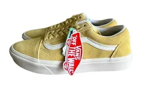 Vans NEW Unisex Old Skool Honey Gold Suede Shoes Size 8 or 9.5 #027 thumbnail 1