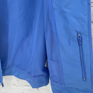 Adidas Track Jacket Women’s Large Light Blue Full Zip Up Running 3 Stripes thumbnail 6