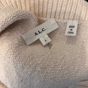 A.L.C. Women’s Winona Cream Cashmere Blend Cropped Knit Tank Top Large‎ thumbnail 4