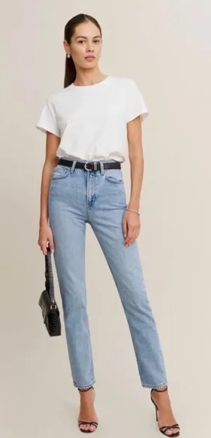 REFORMATION Liza‎ Ultra High Rise In Montego Size 29 thumbnail 1