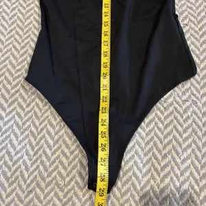 Abercrombie & Fitch Black Bodysuit Women’s M Soft AF Collection Square Neck thumbnail 4