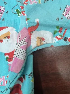 Just Love Christmas Short Sleeve Scrub Top Size Small thumbnail 4