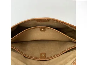 Celine vintage canvas leather Baguette bag thumbnail 15