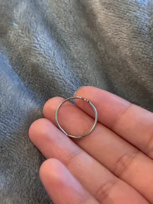 Minimalist Silver Chevron Ring Size none thumbnail 2