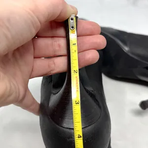 Giuseppe Zanotti Vicini Vintage Y2K Shearling Zip Pointed Ankle Booties Black 36 thumbnail 14