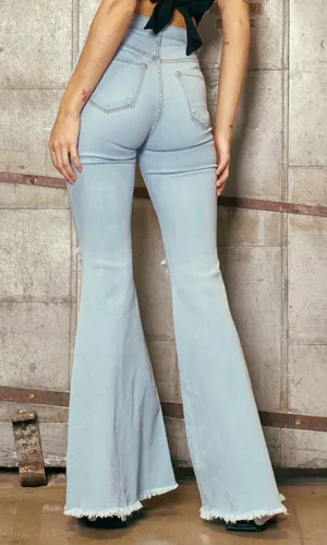 Boutique Oh la luxe Vanessa Bell Bottoms Size 15 thumbnail 2