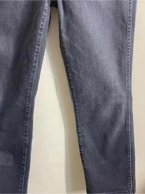 J.Crew Vintage Slim Straight Jeans Women’s 28 Charcoal Black Ankle Crop thumbnail 8