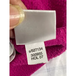 Old Navy Women’s Small 1/4 Zip Fleece Pullover Jacket Pink Magenta Holiday 2007 thumbnail 6