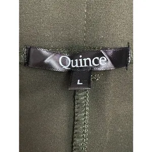 Quince Ultra Stretch Ponte Bootcut Pants Olive Green Size Large Work Career thumbnail 9