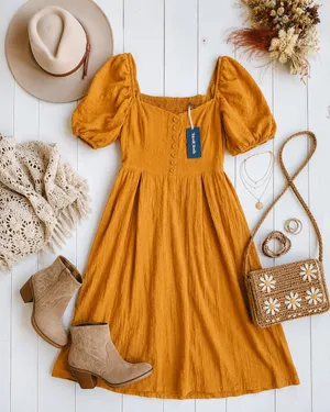 ModCloth Midi Dress thumbnail 2