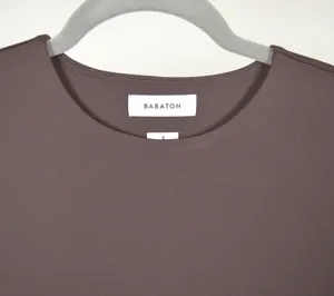 Aritzia Contour Crew Cropped Tee Rich Mocha Brown thumbnail 4