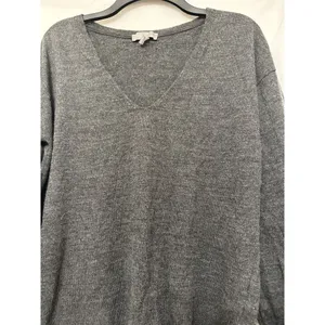 ASOS Womens Sweater Size 4 Small Charcoal‎ Gray Knit V-Neck Lightweight thumbnail 2