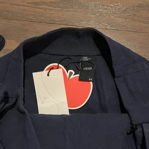 NWT Cider Navy “Wrap” Mini Skirt thumbnail 6