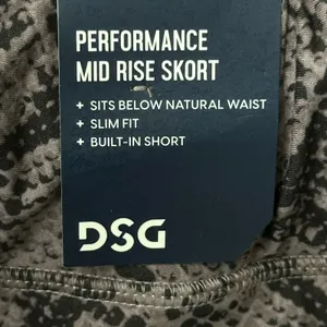 DSG High Performance TENNIS PICKLEBALL GOLF SKORT Snakeskin‎ Purple Black XL thumbnail 7