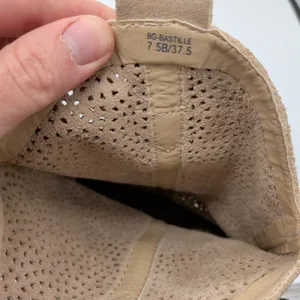 BCBGeneration‎ Bastille Taupe Suede Perforated Western Boots Womens 7.5B 37.5 thumbnail 7