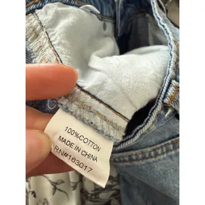 Princess Polly High Waisted Distressed Denim Shorts Light Wash Size 4 US thumbnail 3