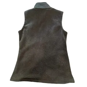 Cablela's Women’s Small‎ Black Fleece High Neck Full Zip Vest thumbnail 4