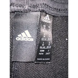 Adidas Joggers Womens Medium 12-14 Black Spell Out Track Bottoms M Jogging Gym‎ thumbnail 2