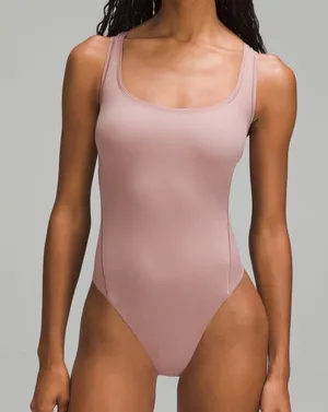 Lululemon Nulu Square-Neck Sleeveless Bodysuit - twilight rose thumbnail 1