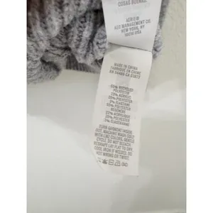 Aerie Gray Oversized Soft Knit Crewneck Sweater Women’s Medium thumbnail 5